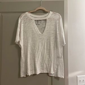 White free people shirt